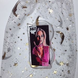 Margot Robbie handmade pin